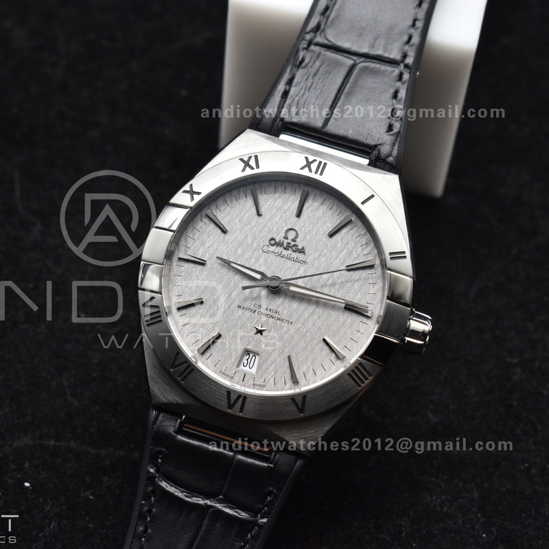 Constellation SS VSF 1:1 Best Edition Gray Dial on Black Gummy Strap A8900 Super Clone
